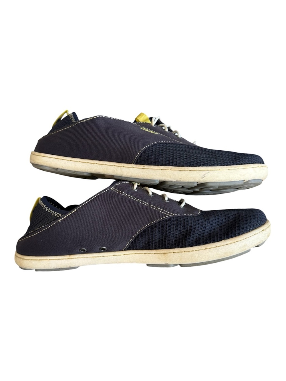 OLUKAI Nohea Moku Boys Youth Size 5 Navy Mesh Boat Shoes Sneaker Comfort - Picture 6 of 8